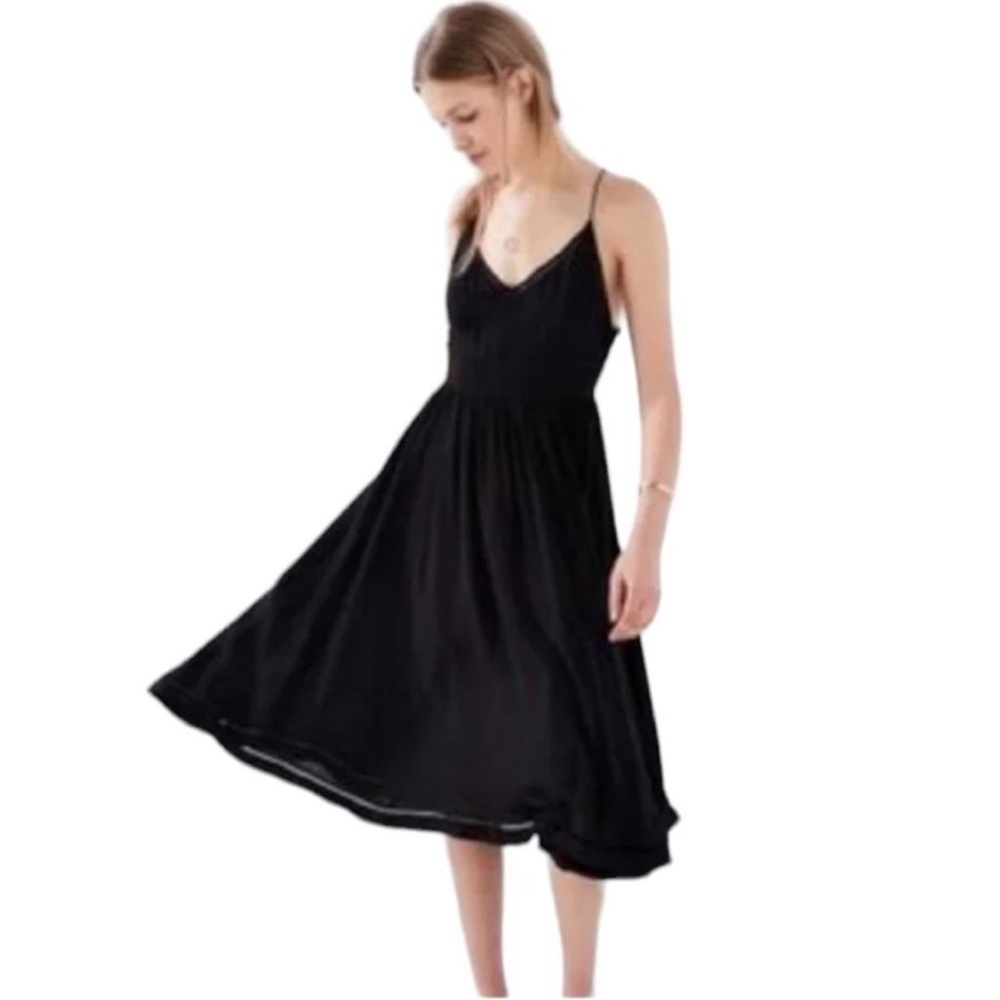 Urban Outfitters Cooperative Black Midi Dress Size 0